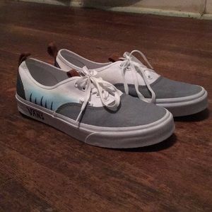 Hand painted PNW themed Vans